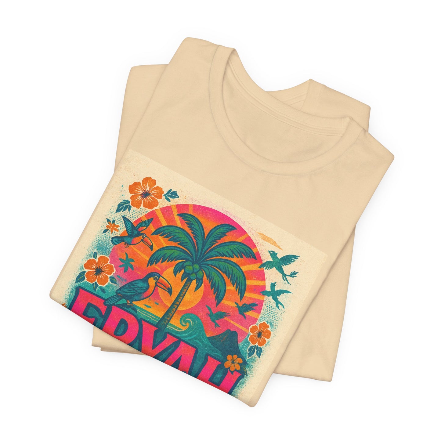 š“"ERYAH @ The Space" Tropical Sunset & Palm Tree Teeš“