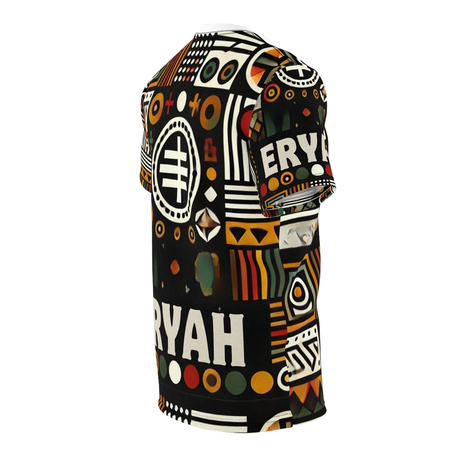 "Eryah Global Tribal Print T-Shirt – Wear the World’s Stories in Bold Geometry