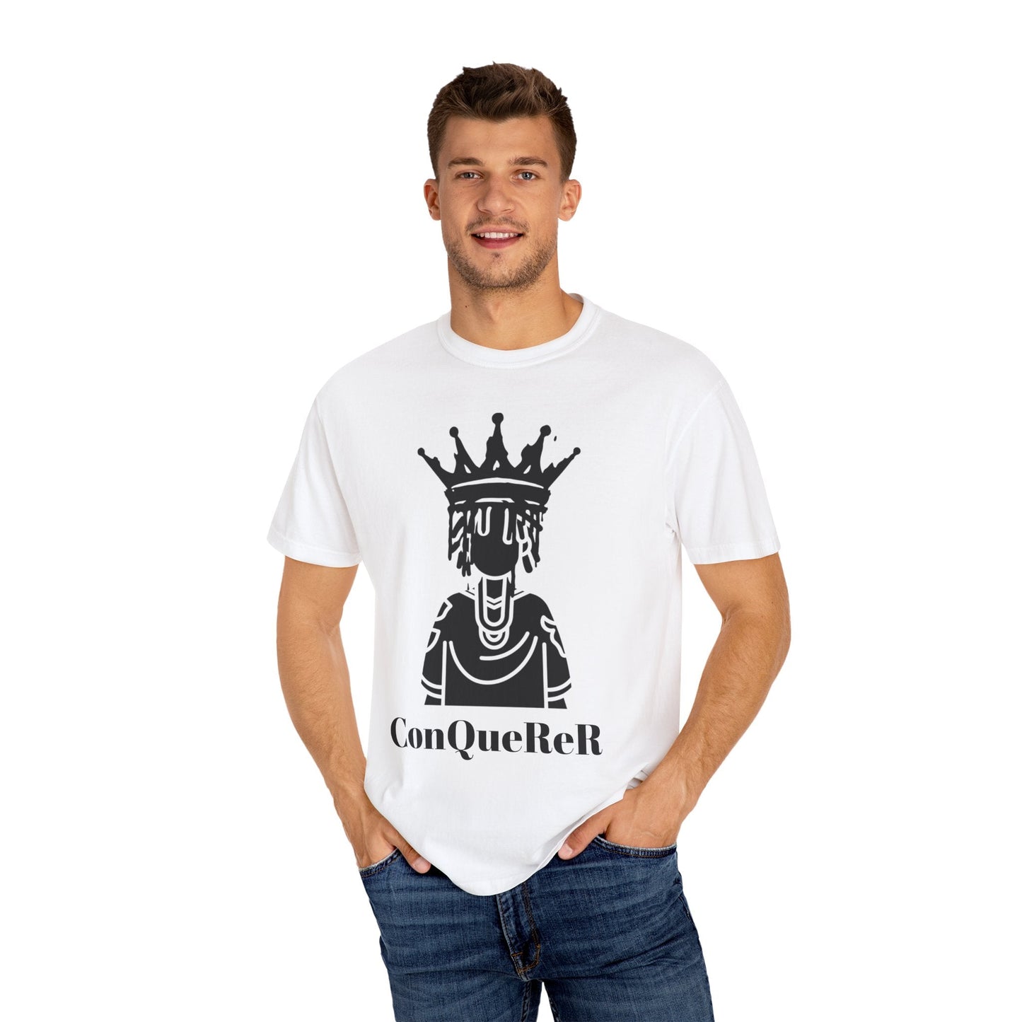 "ConQueReR Crown" Urban Royalty Graphic Tee