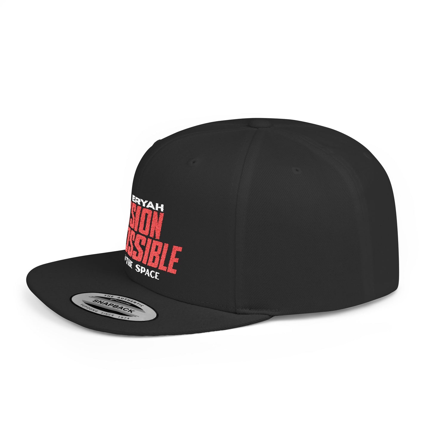 Mission Possible Flat Bill Snapback Hat, Stylish Snapback Cap for Casual Outings, Perfect Gift for Graduations, Birthdays, and Celebrations