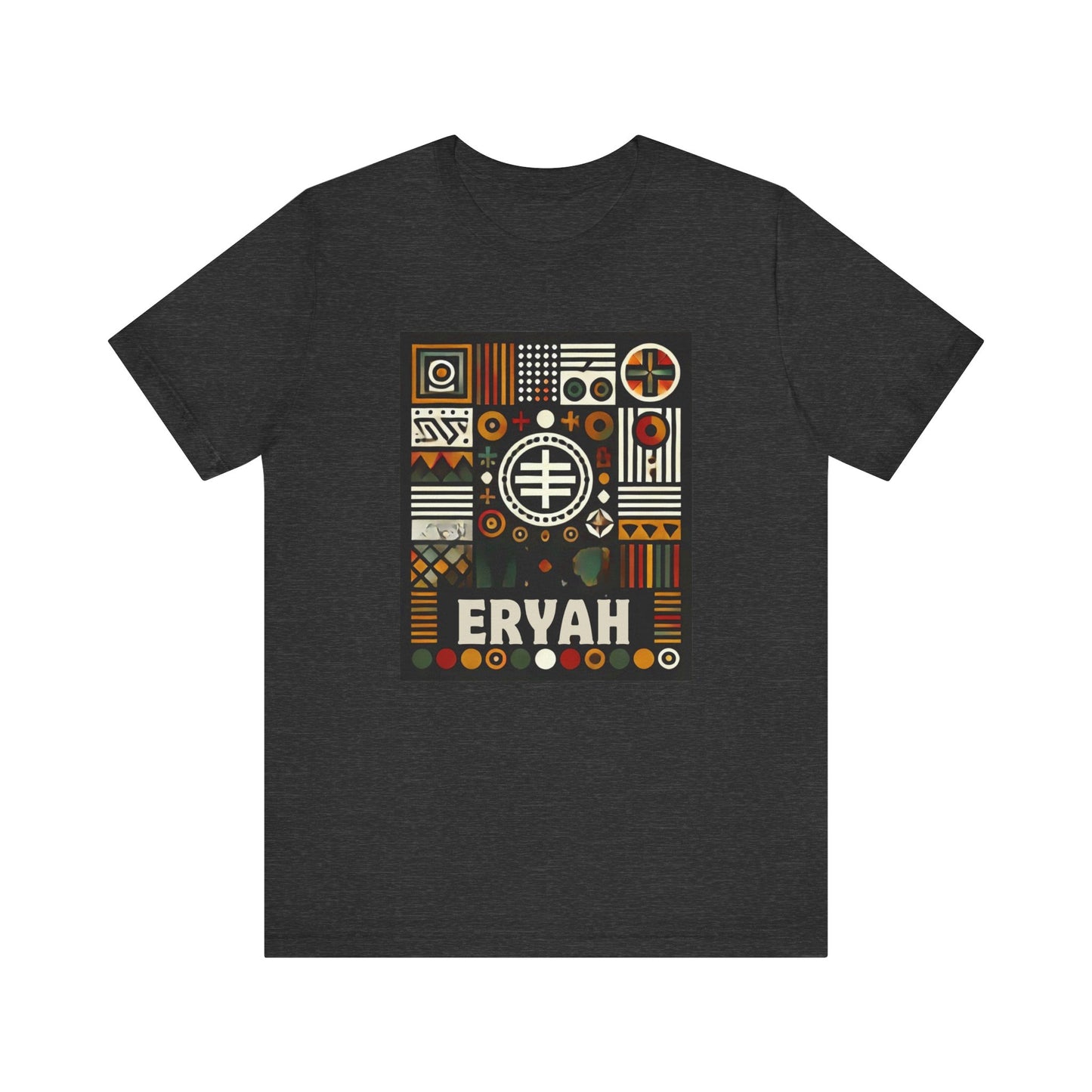 Global Tribal Print Tee - Vibrant Geometric & Symbolic Unisex