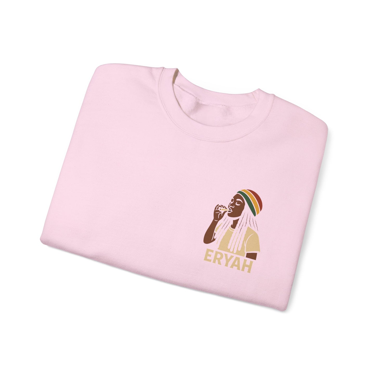 Eryah Rasta Crewneck Sweatshirt - Cozy Unisex Pullover, Perfect Gift for Music Lovers, Chill Style for Any Occasion