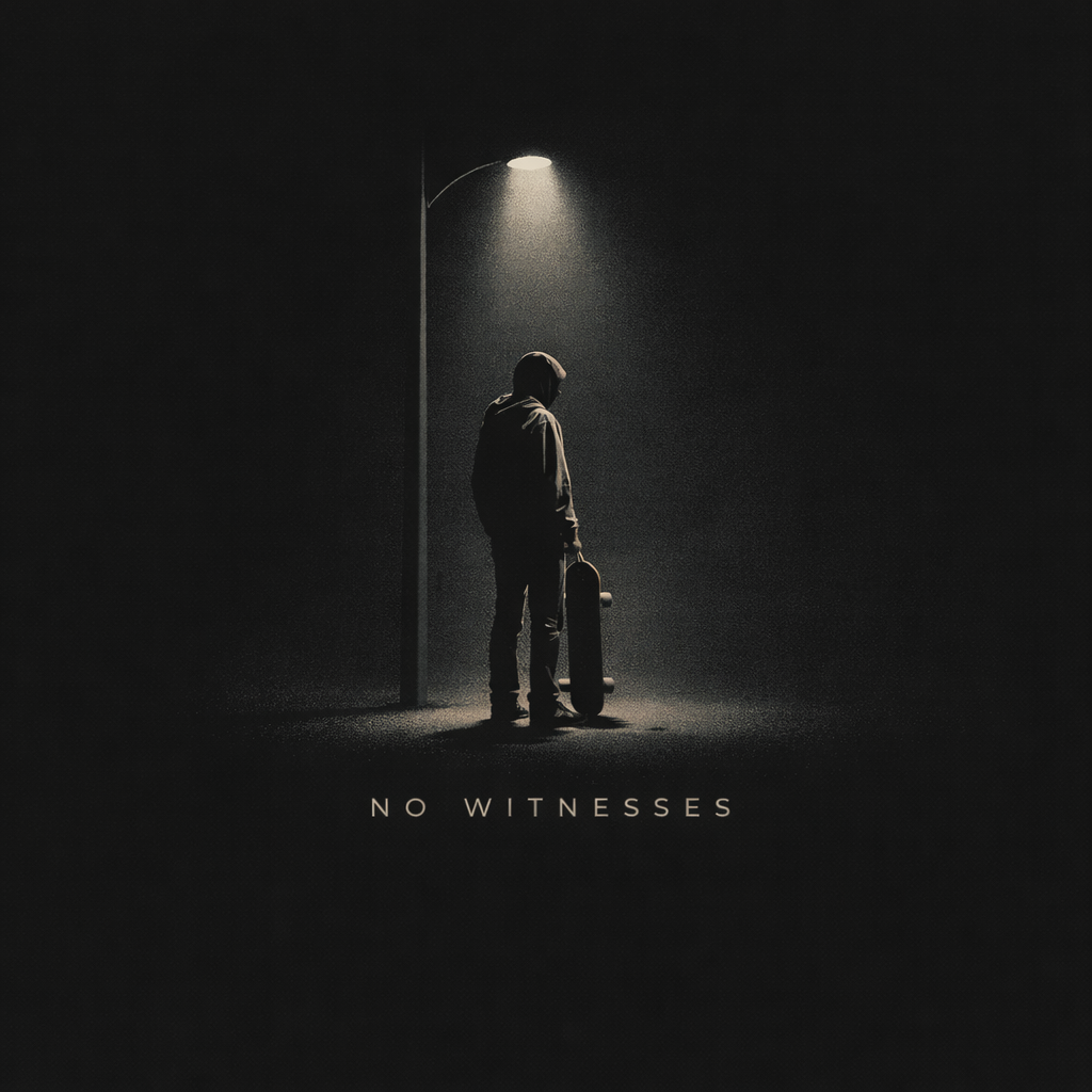 NO WITNESSES Streetlight Skate Hero T-Shirt