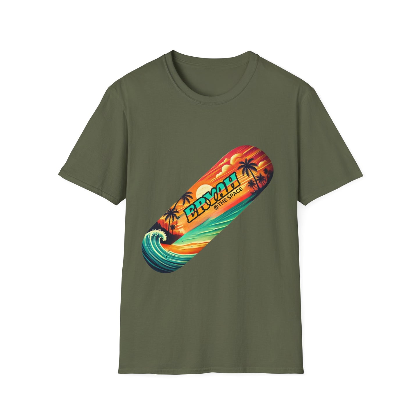 🏄‍♂️ ERYAH BEACH SKATE TEE – SUN, SAND & SHUVITS 🏄‍♂️