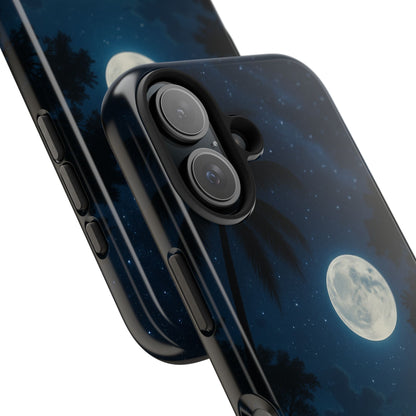 Moonlit Ocean Tough Phone Case, Starry Night Phone Protector, Beach Vibe Phone Cover, Gift for Ocean Lovers, Travel Accessories