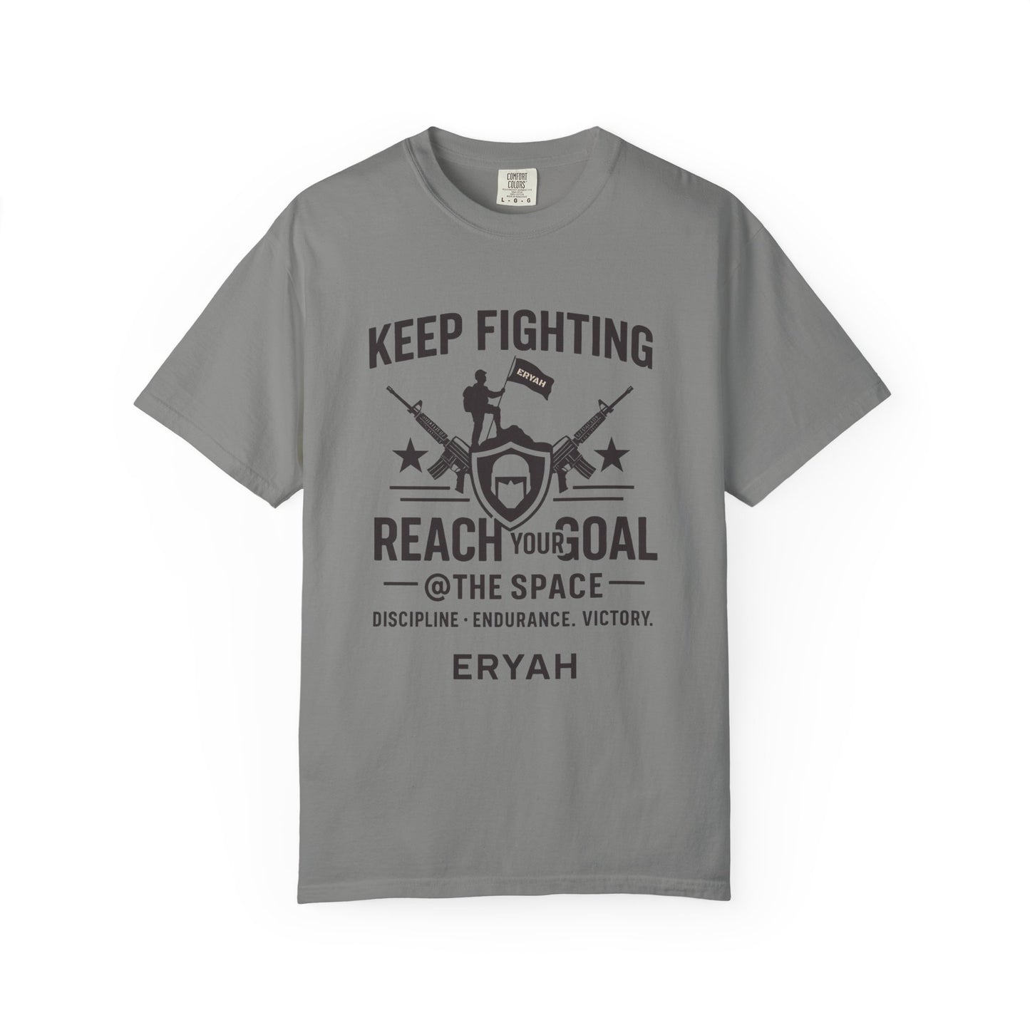 “KEEP FIGHTING” Motivational Military Tee by ERYAH