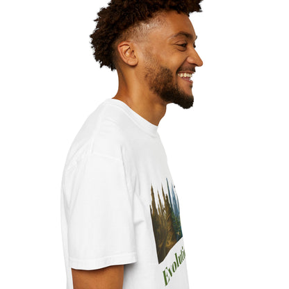 Transformative EVOLUTION Tee - Reflective City/Nature Print