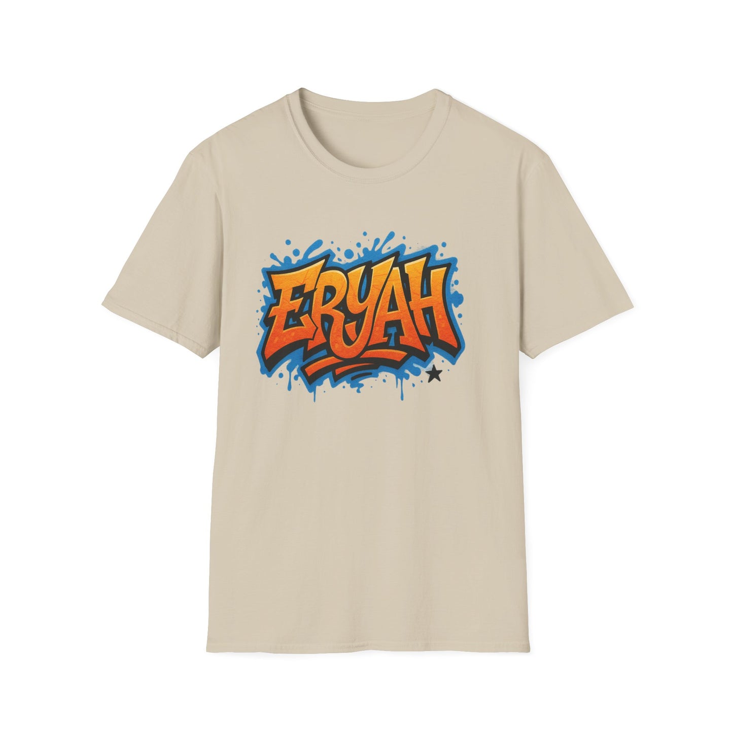 "ERYAH" Graffiti Urban – Street Art Rebellion Tee" 🎨 THIS AIN’T A SHIRT—IT’S A WALL YOU CAN WEAR 🎨