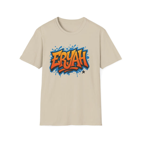 "ERYAH" Graffiti Urban – Street Art Rebellion Tee" 🎨 THIS AIN’T A SHIRT—IT’S A WALL YOU CAN WEAR 🎨
