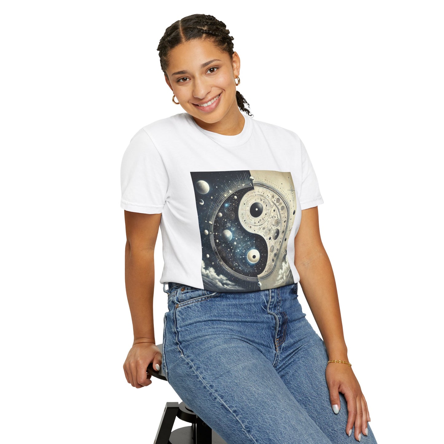 🌌 COSMIC BALANCE YIN YANG TEE – UNIVERSAL HARMONY WEAR 🌌