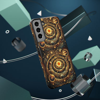 Galactic Impact-Resistant Phone Case, Cosmic Phone Cover, Space Theme Gift, Astronomy Accessories, Celestial Case for Stargazers