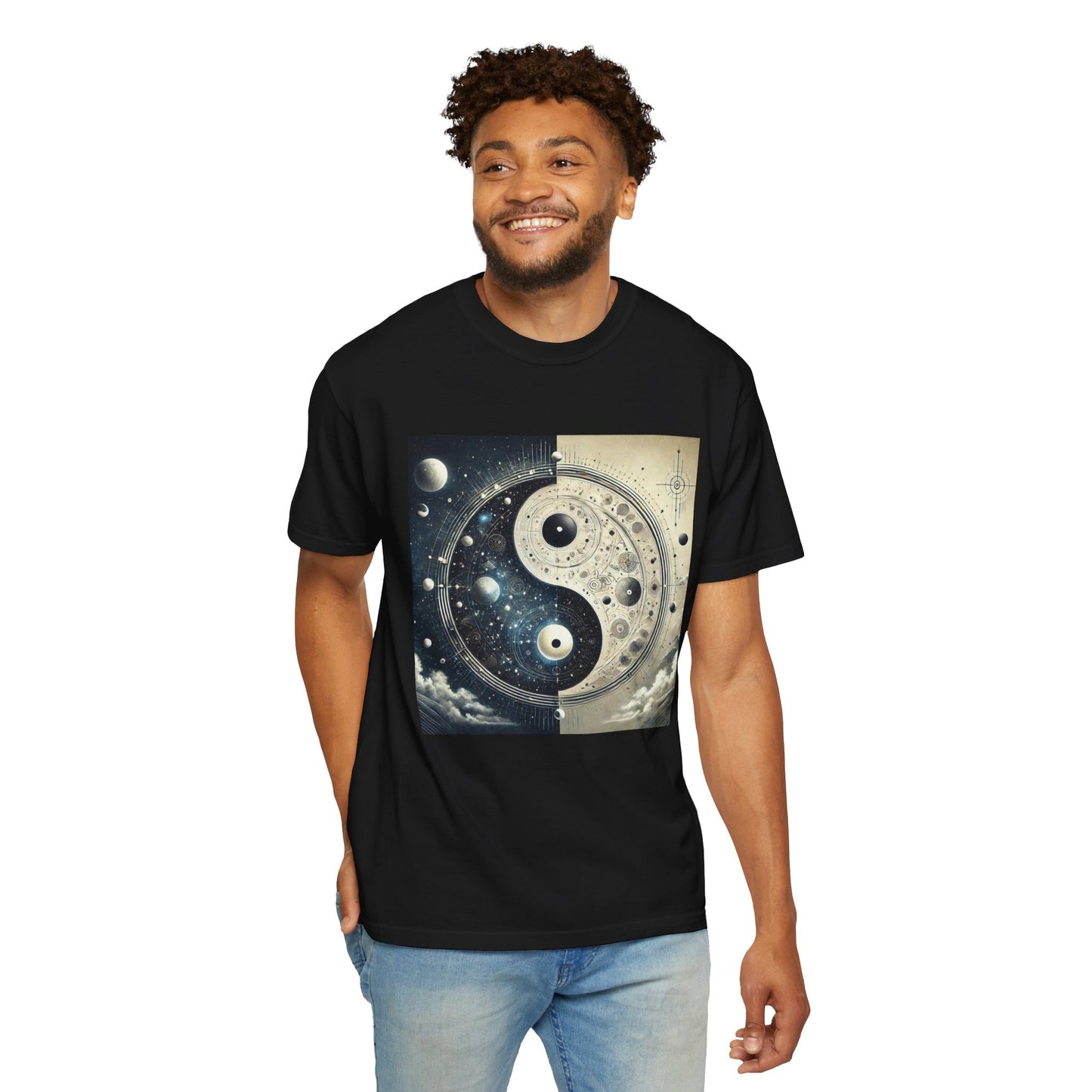 🌌 COSMIC BALANCE YIN YANG TEE – UNIVERSAL HARMONY WEAR 🌌
