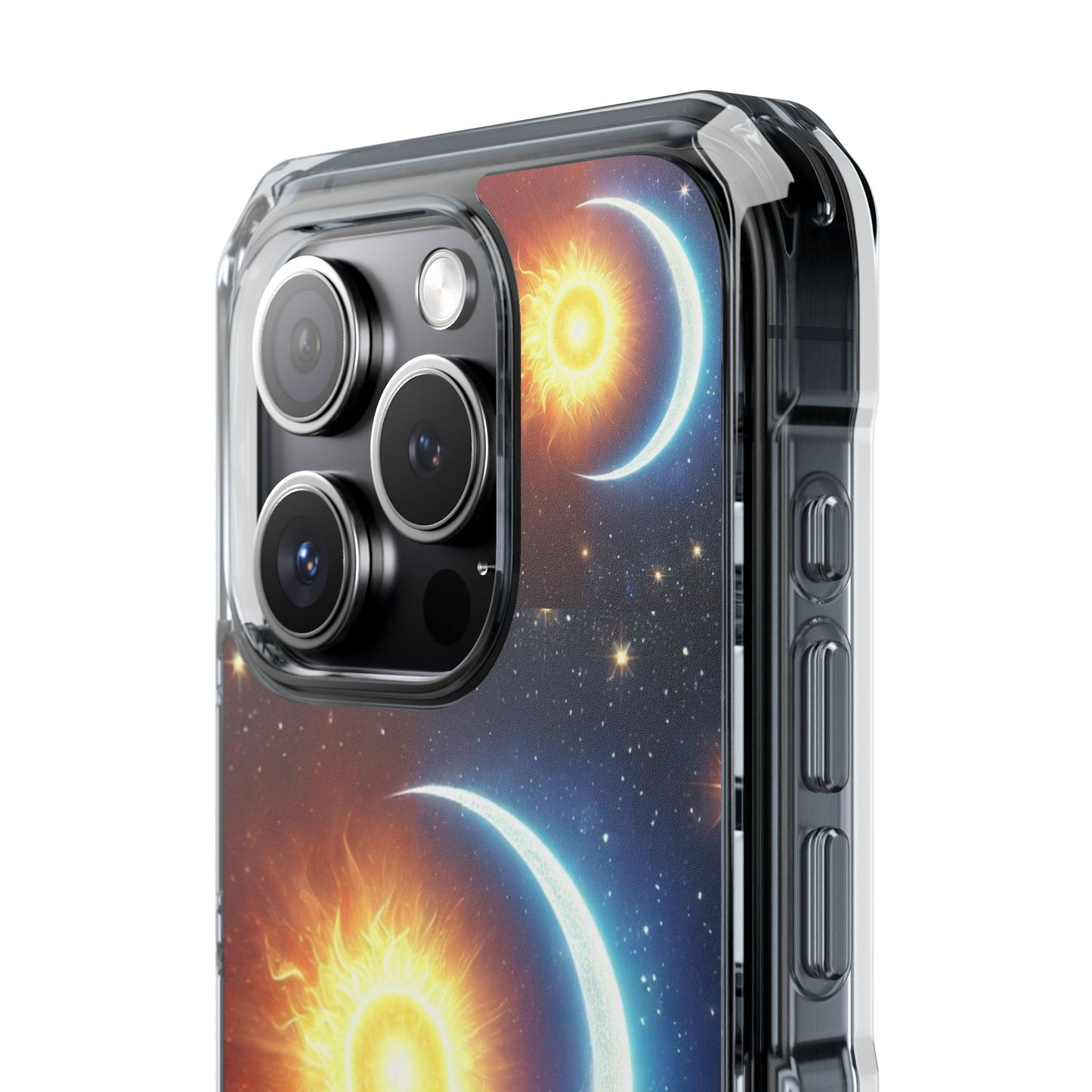 Cosmic Sun & Moon Design, Phone Case