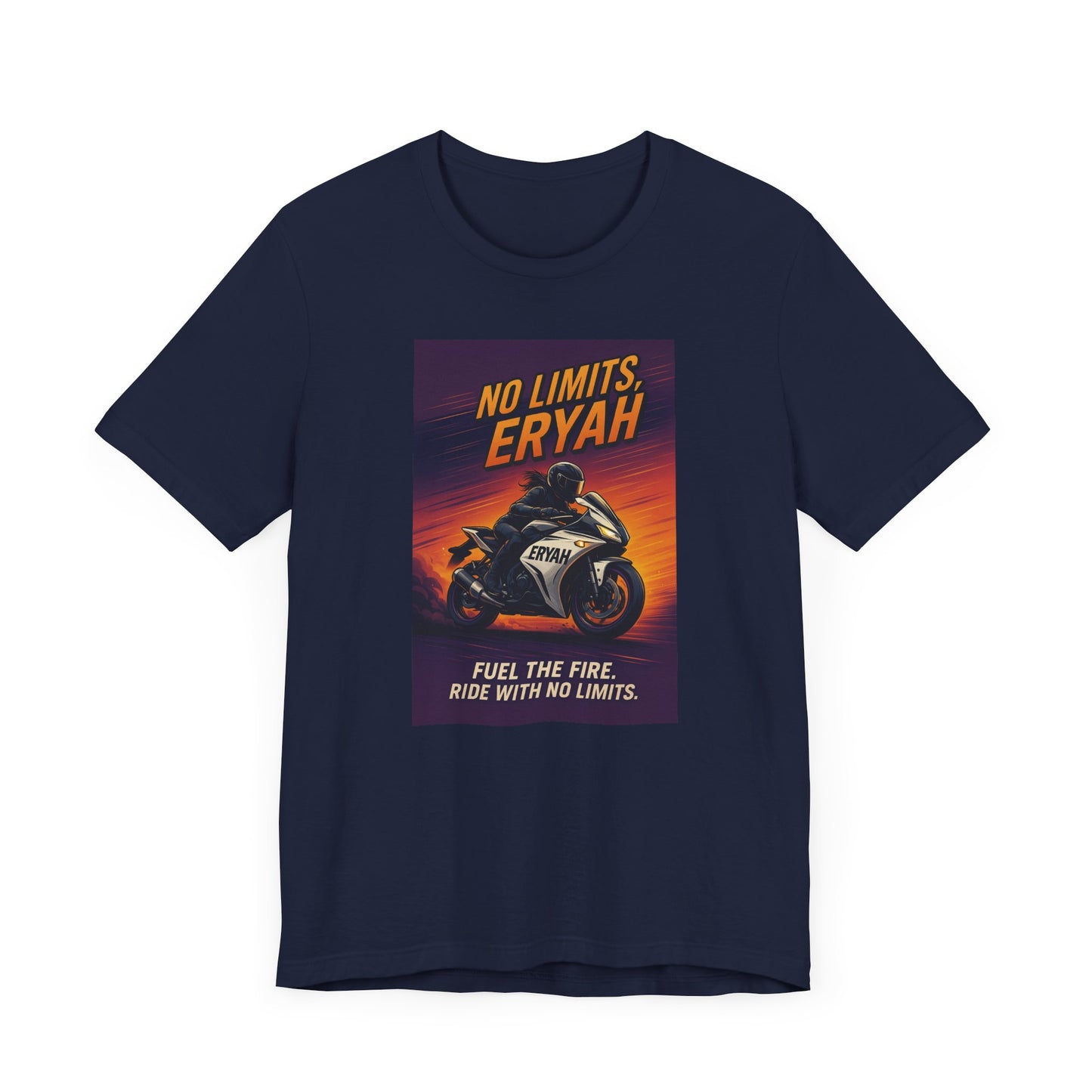 No Limits, ERYAH – High-Speed Rider, Motorcyclist Graphic Tee