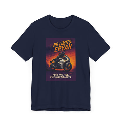 No Limits, ERYAH – High-Speed Rider, Motorcyclist Graphic Tee