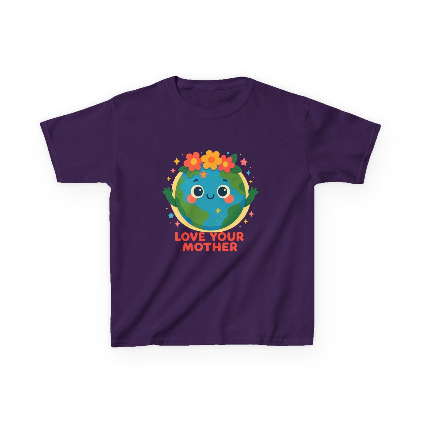 Happy Earth Friend Tee - "LOVE YOUR MOTHER" Kids Shirt