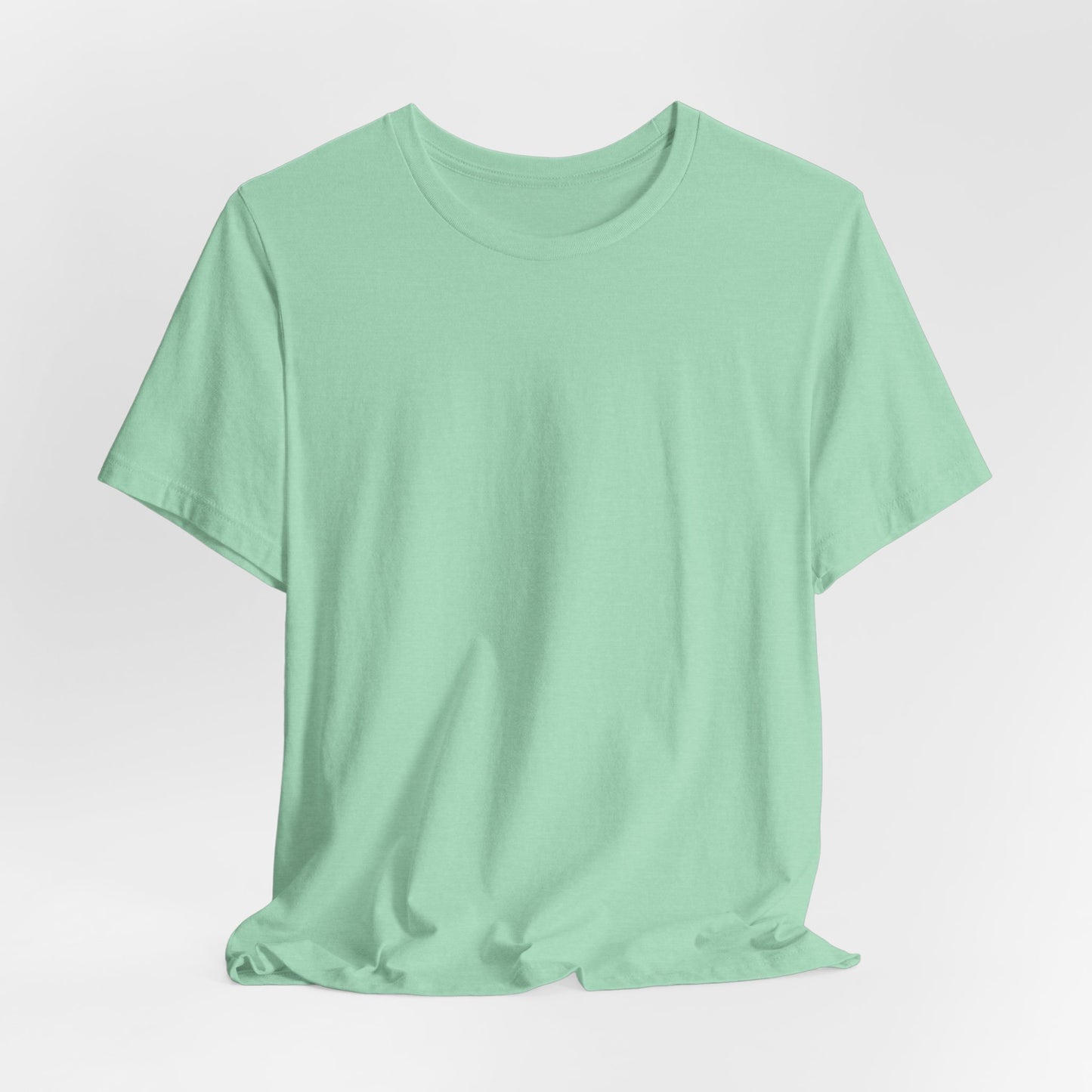 “ERYAH Off-Center Palm Tee – Minimalist Island Spirit”