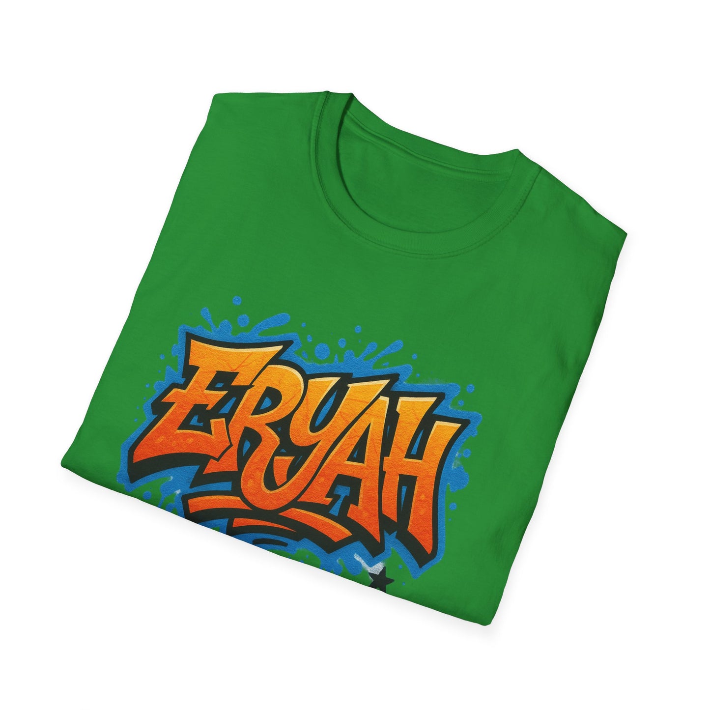 "ERYAH" Graffiti Urban – Street Art Rebellion Tee" 🎨 THIS AIN’T A SHIRT—IT’S A WALL YOU CAN WEAR 🎨