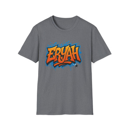 "ERYAH" Graffiti Urban – Street Art Rebellion Tee" 🎨 THIS AIN’T A SHIRT—IT’S A WALL YOU CAN WEAR 🎨