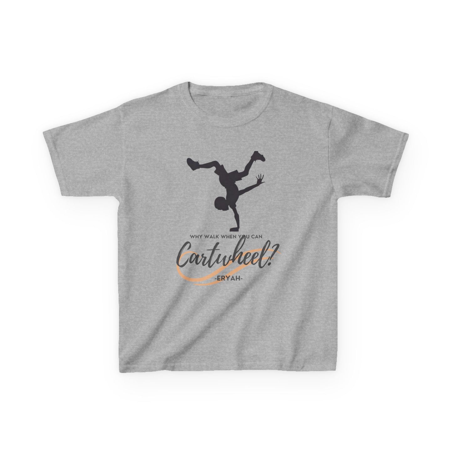 Kids Tee - Cartwheel Joy Tee by ERYAH