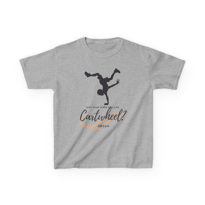 Kids Tee - Cartwheel Joy Tee by ERYAH