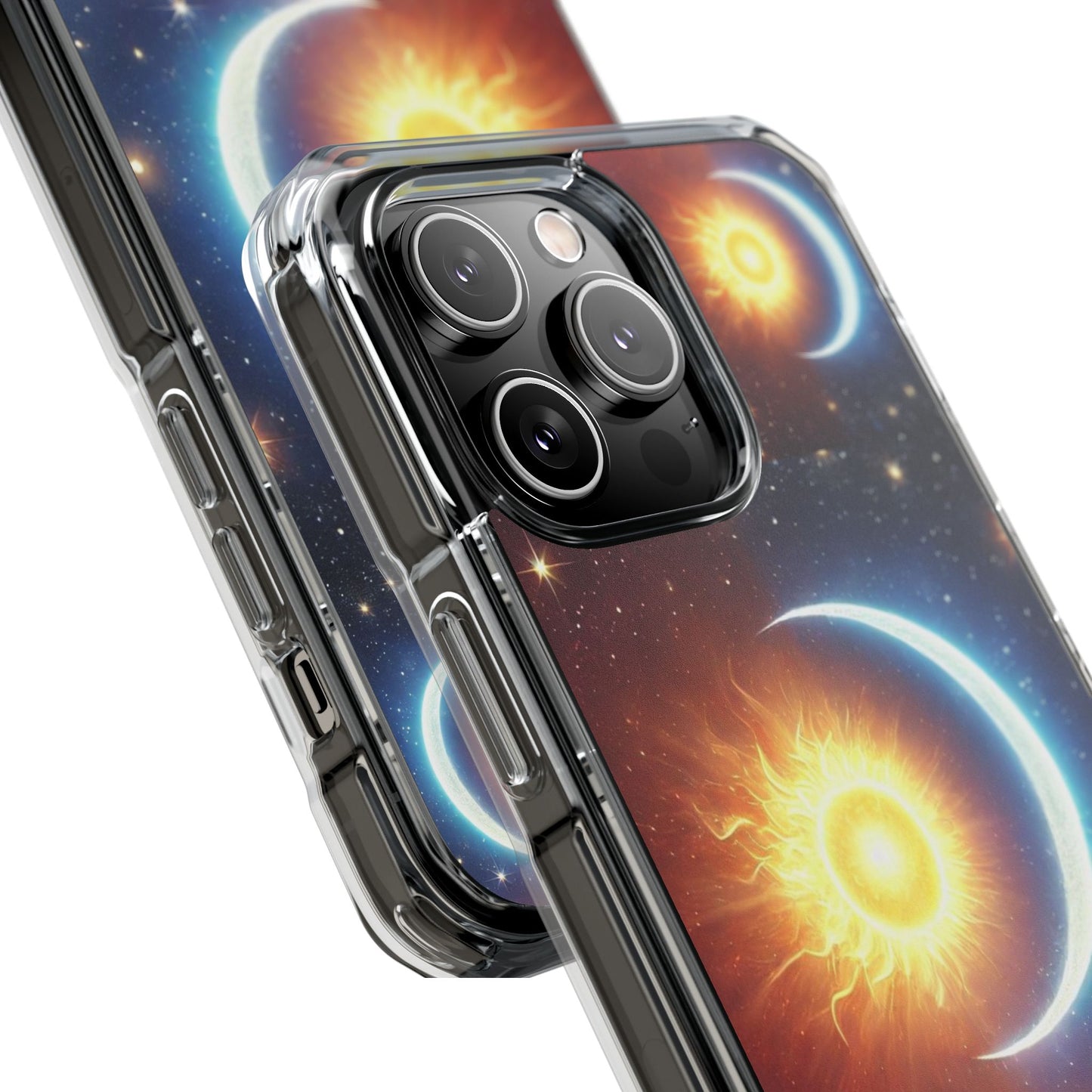 Cosmic Sun & Moon Design, Phone Case