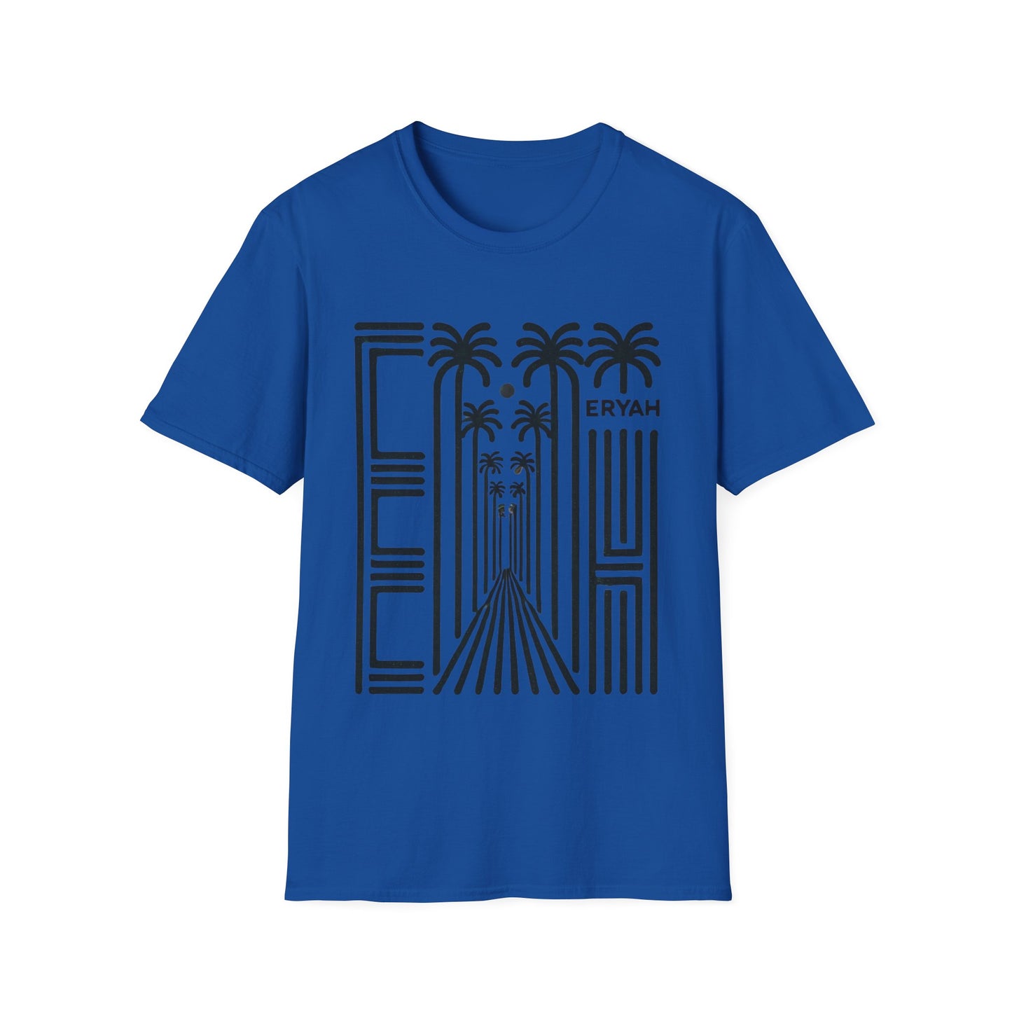 🌴 ERYAH "DESERT OASIS" PALM PATHWAY TEE — MINIMALIST WANDERLUST VIBES 🌴