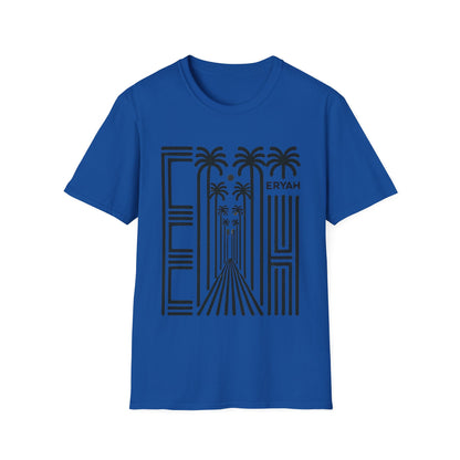 🌴 ERYAH "DESERT OASIS" PALM PATHWAY TEE — MINIMALIST WANDERLUST VIBES 🌴