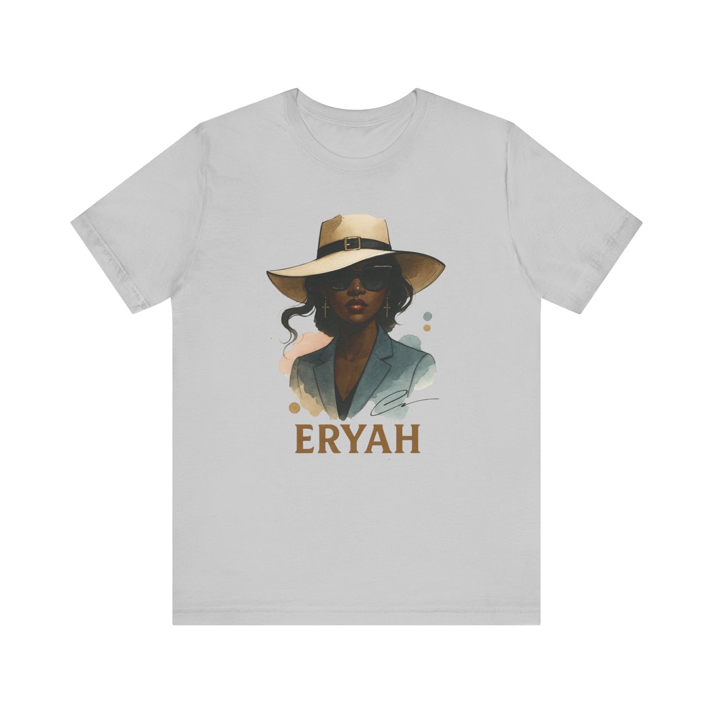 🎀 "Eryah Elegance" Portrait Tee – The Art of Mystique