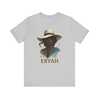 🎀 "Eryah Elegance" Portrait Tee – The Art of Mystique