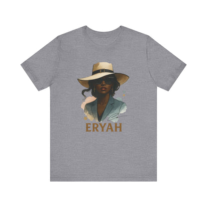 🎀 "Eryah Elegance" Portrait Tee – The Art of Mystique