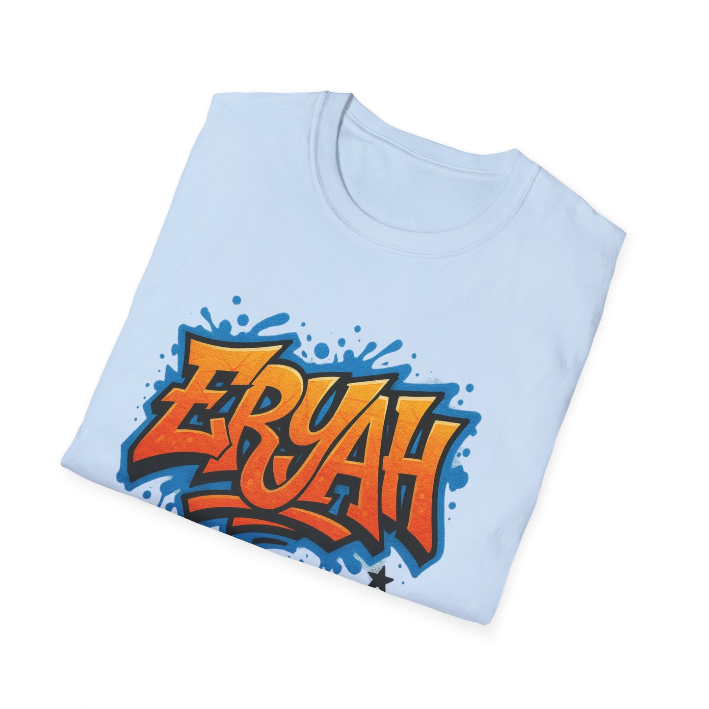 "ERYAH" Graffiti Urban – Street Art Rebellion Tee" 🎨 THIS AIN’T A SHIRT—IT’S A WALL YOU CAN WEAR 🎨