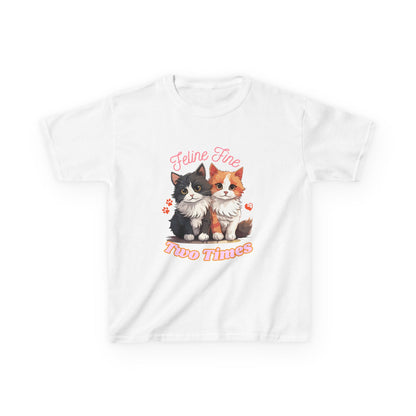 Feline Fine Kids  Tee