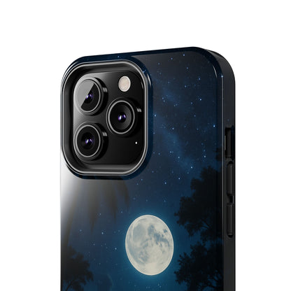 Moonlit Ocean Tough Phone Case, Starry Night Phone Protector, Beach Vibe Phone Cover, Gift for Ocean Lovers, Travel Accessories