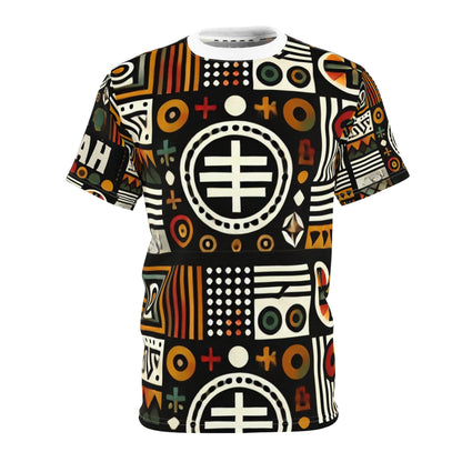 "Eryah Global Tribal Print T-Shirt – Wear the World’s Stories in Bold Geometry