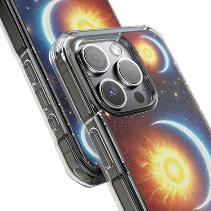 Cosmic Sun & Moon Design, Phone Case