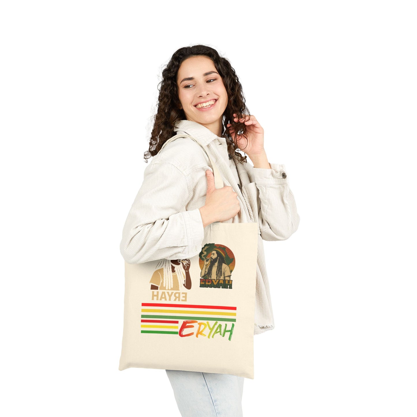 Ethnic Inspired Cotton Canvas Tote Bag | Eco-Friendly Shopping Bag, Boho Gift, Travel Tote, Reusable Grocery Bag, Festival Accessory