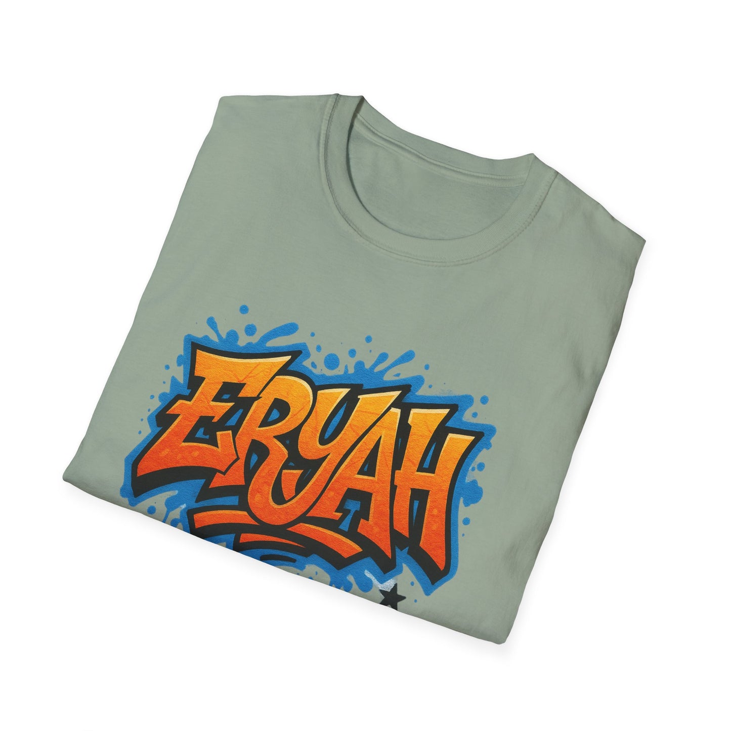 "ERYAH" Graffiti Urban – Street Art Rebellion Tee" 🎨 THIS AIN’T A SHIRT—IT’S A WALL YOU CAN WEAR 🎨