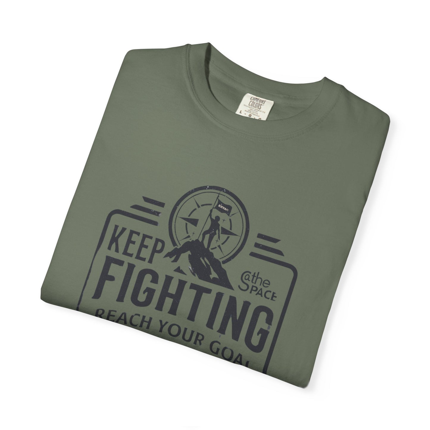 “KEEP FIGHTING” Motivational Military Tee by ERYAH