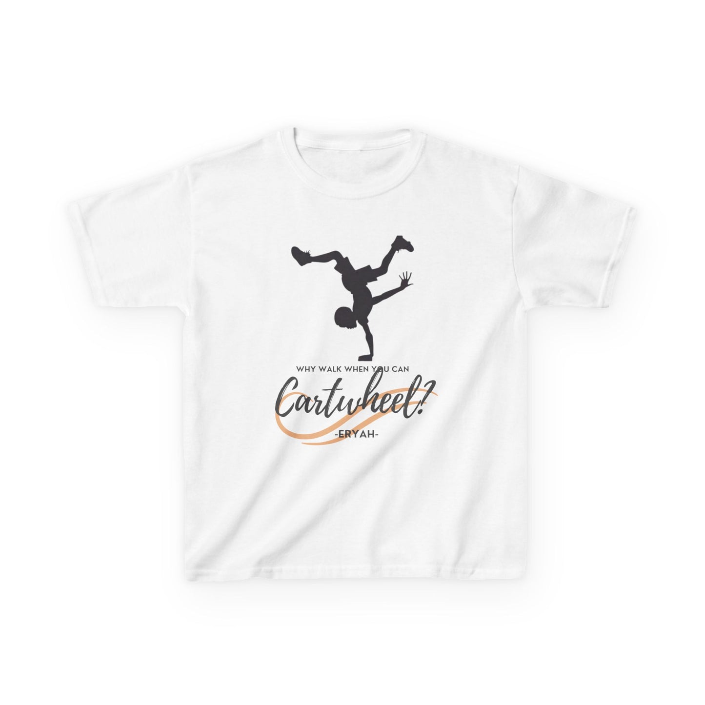 Kids Tee - Cartwheel Joy Tee by ERYAH