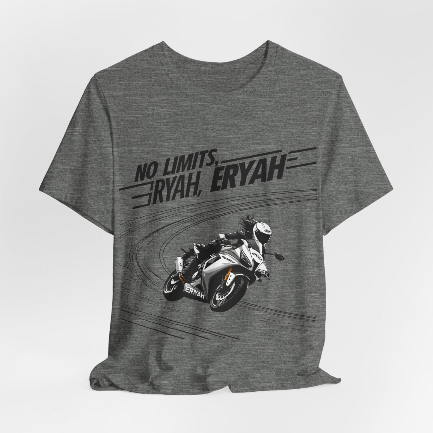 'No Limits, ERYAH' Motorcycle Tee