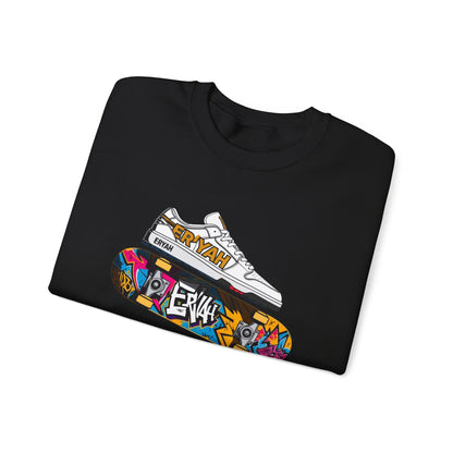 Graffiti Skateboard Sweatshirt