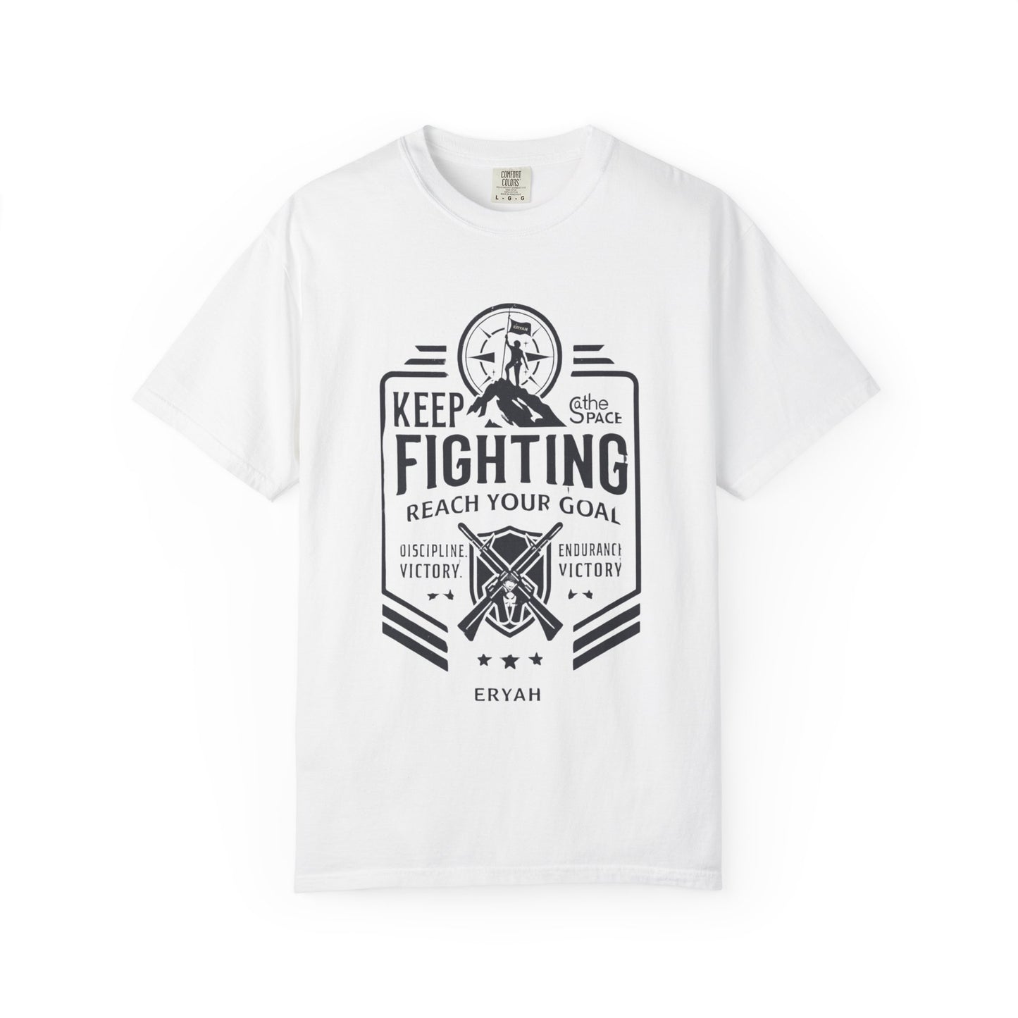 “KEEP FIGHTING” Motivational Military Tee by ERYAH