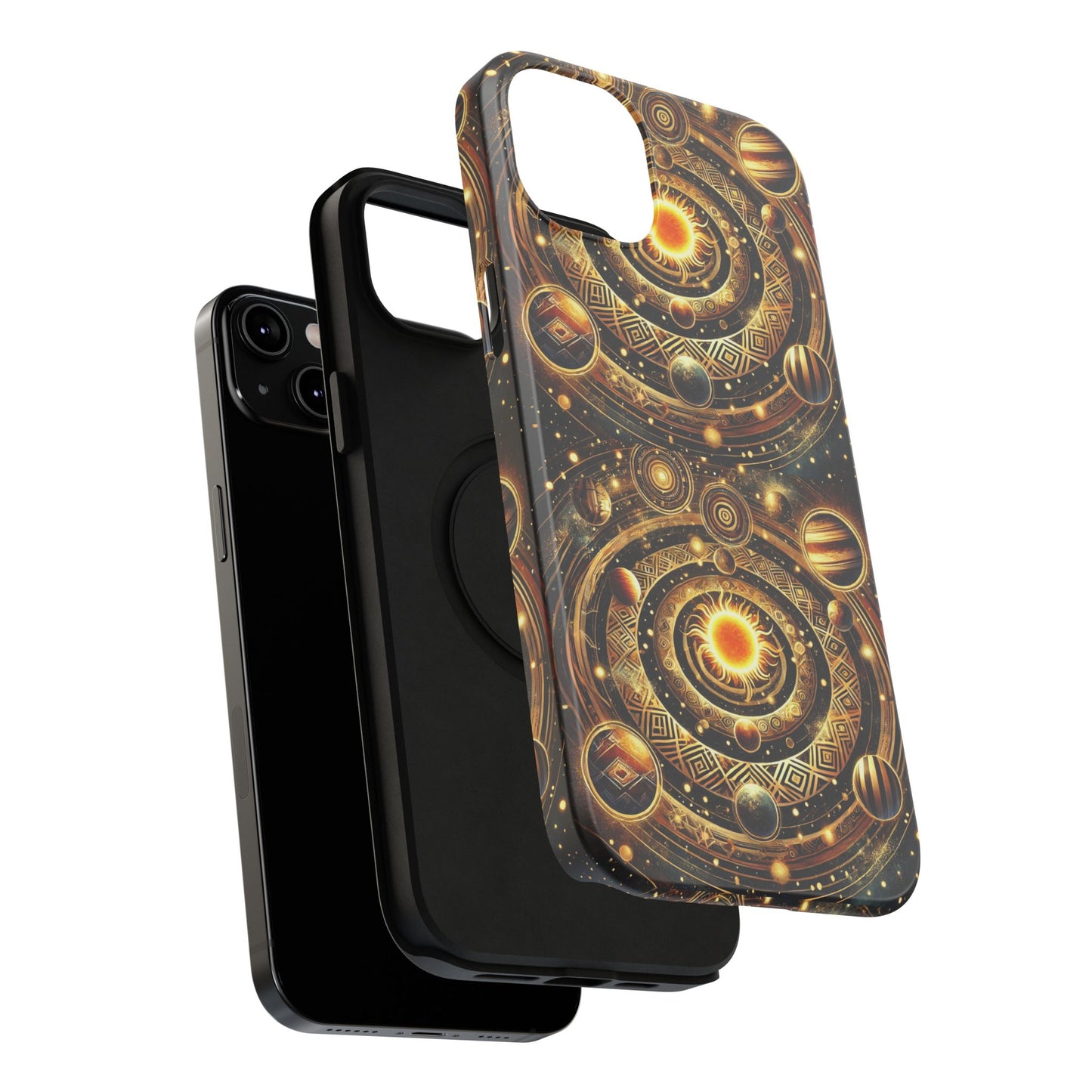 Galactic Impact-Resistant Phone Case, Cosmic Phone Cover, Space Theme Gift, Astronomy Accessories, Celestial Case for Stargazers