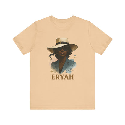 🎀 "Eryah Elegance" Portrait Tee – The Art of Mystique