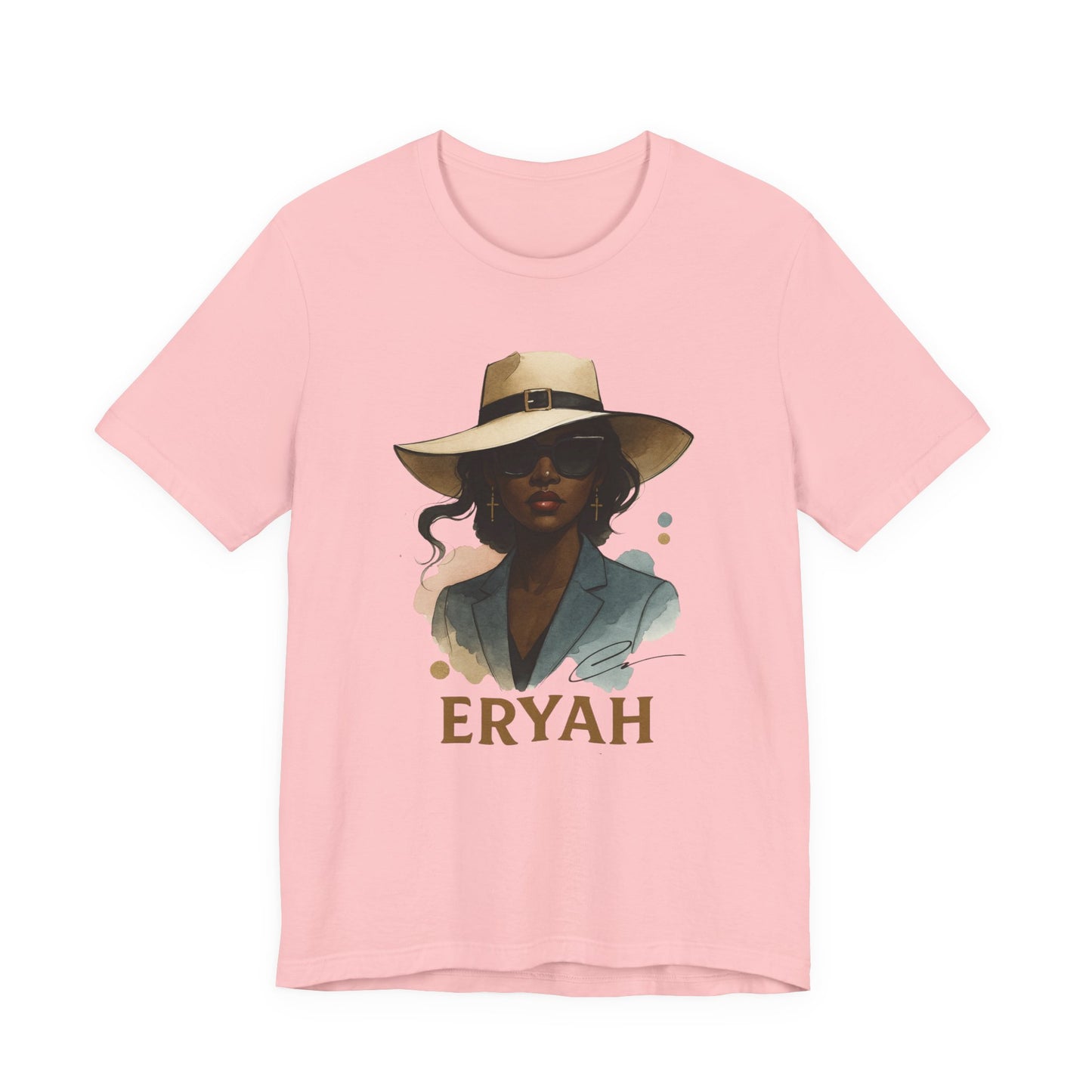 🎀 "Eryah Elegance" Portrait Tee – The Art of Mystique