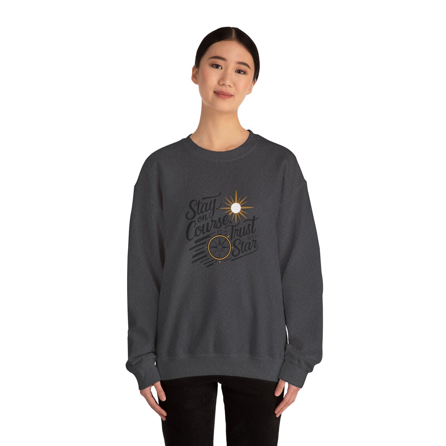 North star Sweatshirt | Cozy Unisex Crewneck | Inspirational Gift | Casual Wear | Reminder | Perfect for All Occasions
