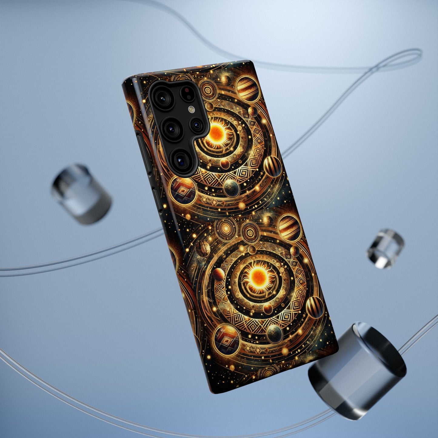 Galactic Impact-Resistant Phone Case, Cosmic Phone Cover, Space Theme Gift, Astronomy Accessories, Celestial Case for Stargazers