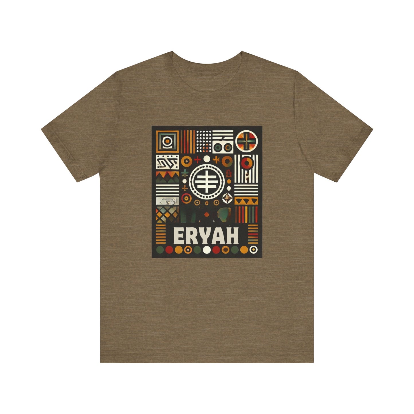 Global Tribal Print Tee - Vibrant Geometric & Symbolic Unisex