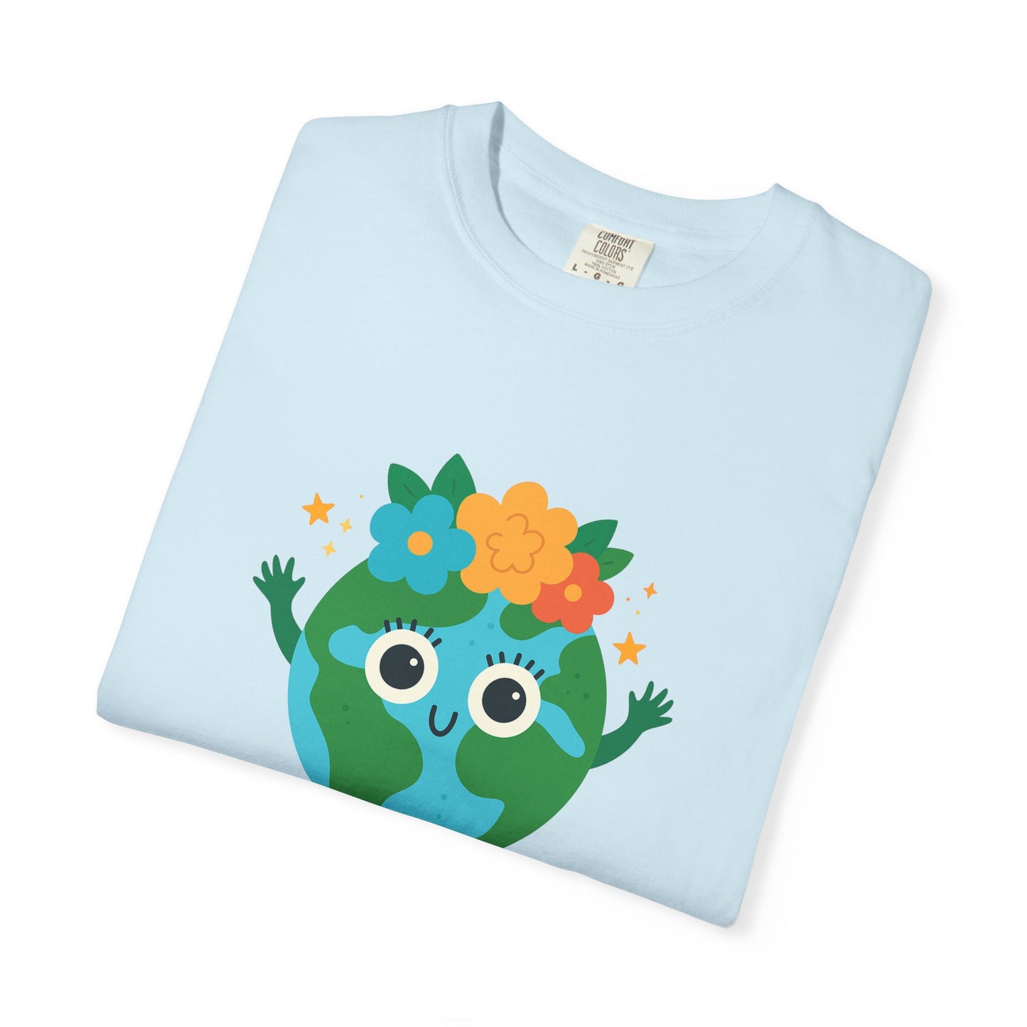 Happy Earth Day Tee - "GO GREEN" Cute Planet Design